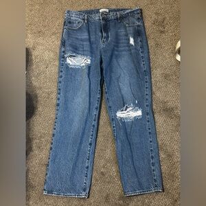 PacSun Blue Distressed Boyfriend Jeans
